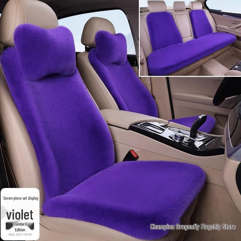 Плюшевая зимняя подушка на сиденье автомобиля для Volkswagen Jetta, Bora, Lavida, Sagitar, Santana, Passat