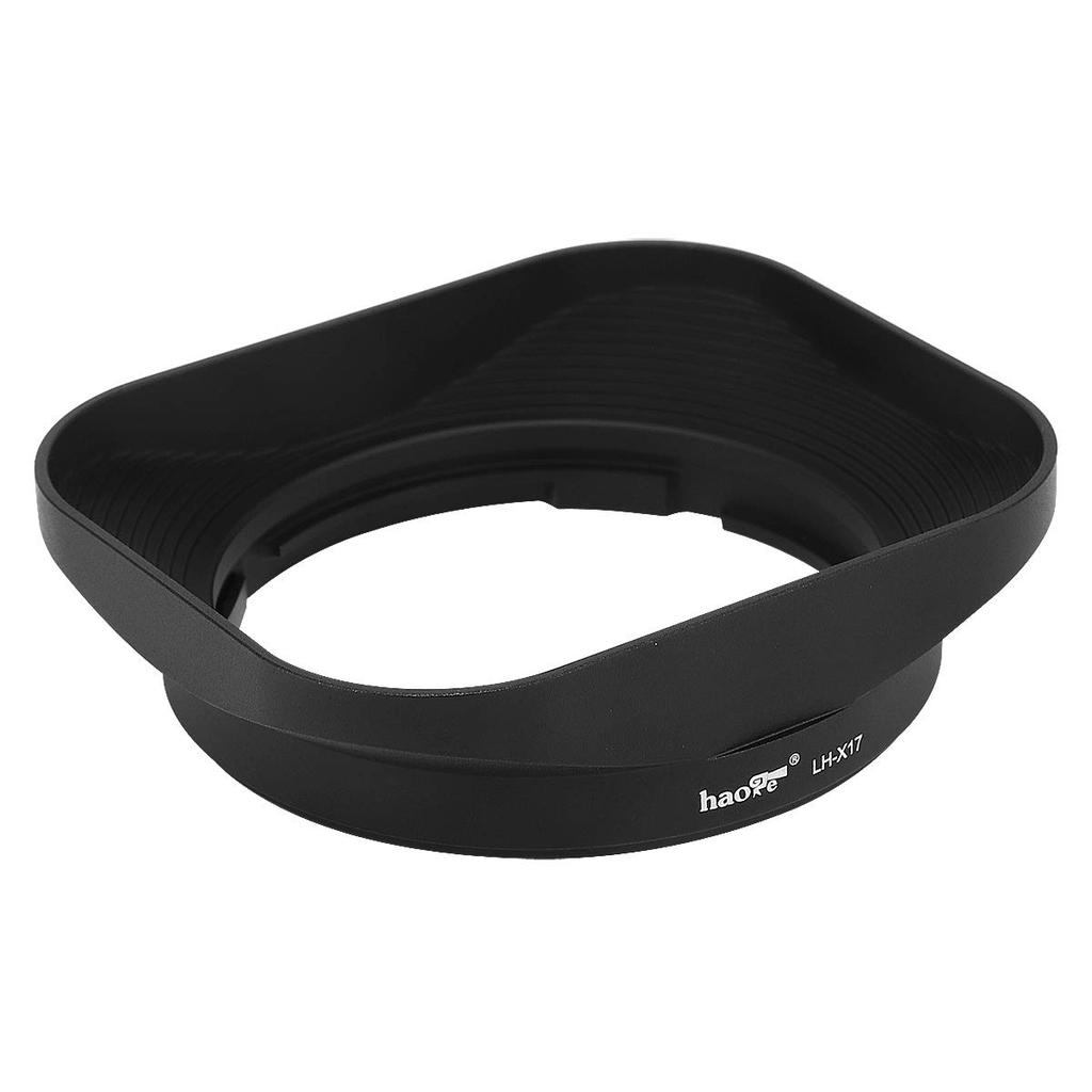 Металлическая квадратная бленда Haoge Bayonet для объектива Fujifilm Fujifilm Fujinon XF 16mm R WR R WR LH-X17 F2.8 / XF16mmF2.8