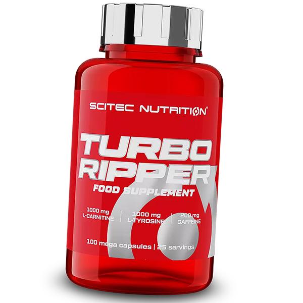 Fat Burner In Capsules, Turbo Ripper, Scitec Nutrition  100caps (02087025)