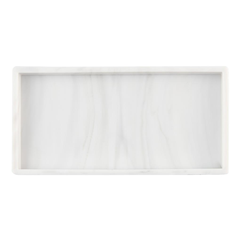 Bathroom Countertop Silicone Storage Tray, Waterproof Holder for Hand Sanitizer Shampoo, Dual-use Decorative Tray