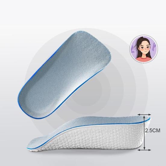 1 Pair Sponge Insole Orthopedic High Insole Height Increase Arch Support Shoe Inserts for Women And Men