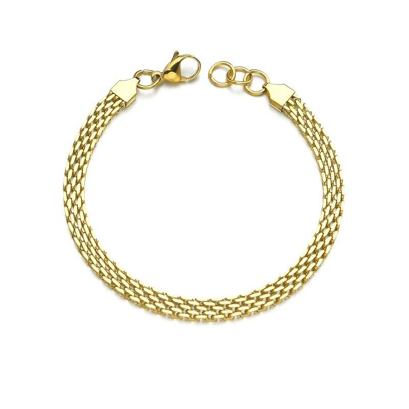 Simply Fashion Single For Man HipHop Bracelet Bangle Stainless Steel Chunky Twisted Rope Chain Jewelry