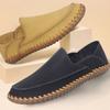 Men‘s Casual Shoes Handmade Leather Loafers Leather Flat Moccasins Men Sneakers Plus Size 39-47