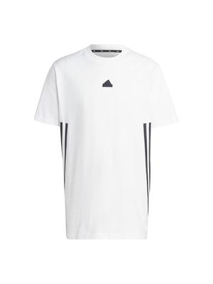 Adidas ECT41 Future Icon Футболка с коротким рукавом белая размер M мужская с тремя полосками, (IC8245),