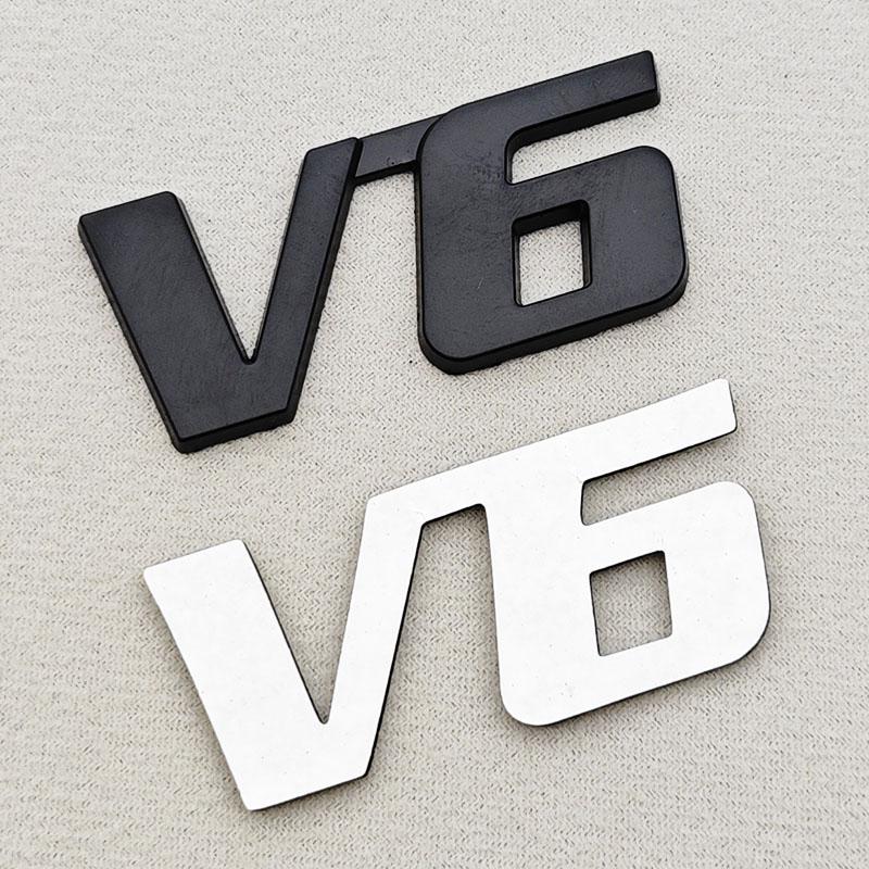 3D Metal Car Sticker Logo 4WD V6 V8 LIMITED Fender Side Badge Rear Trunk Emblem For Toyota LC150 LC200 4Runner Tundra Accessorie