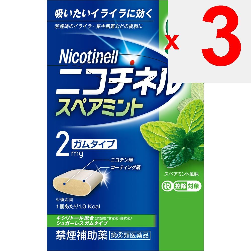 Heilion Japan Nicotinell Spearmint 10 Pieces Smoking Cessation Aid Smoking Cessation Aid Indications: For Alleviating Symptoms Such As Irritability, D