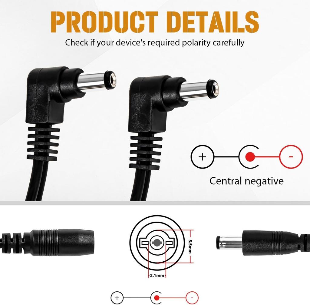 STRICH Effector Power Supply 6 Channel DC9V 1A Power Supply Electric Guitar Effector Pedal Adapter SPA-10