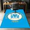 Olympique de Marseille Printed Carpet,Rug,for Office Chair Living Room Bedroom Kitchen Room Decor Gifts.