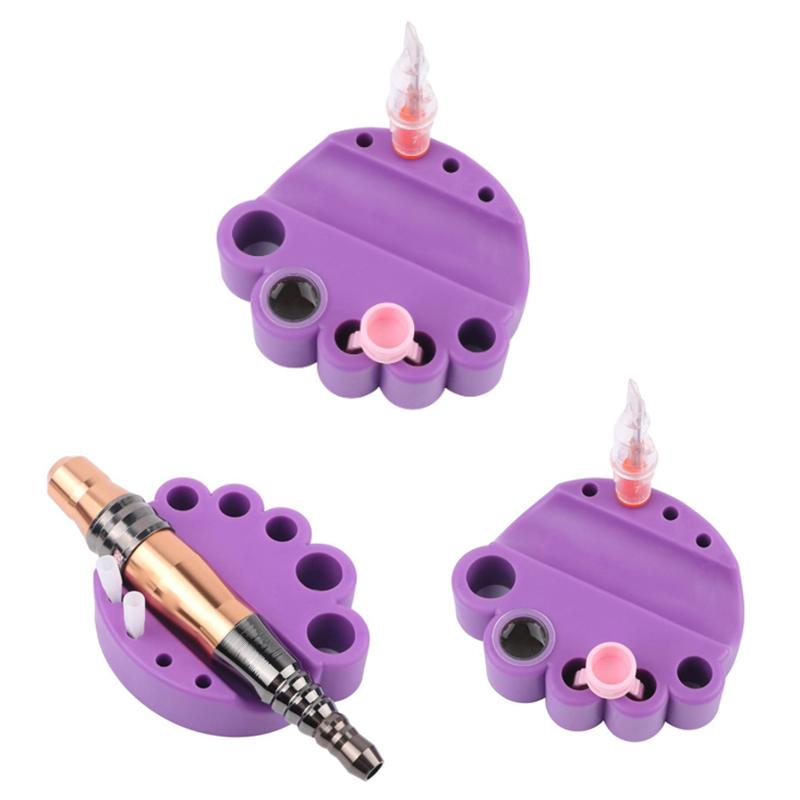 Подставка для стакана с краской для татуировки в форме когтя, стакан для чернил для татуировки, пигментная чашка, подставка для ручки для тату-машинки, аксессуары для тату-машинки