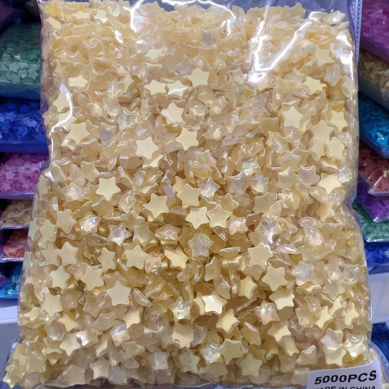 Мокка Глиттер Звезда Нейл-арт и Заколки для волос Аксессуары из смолы