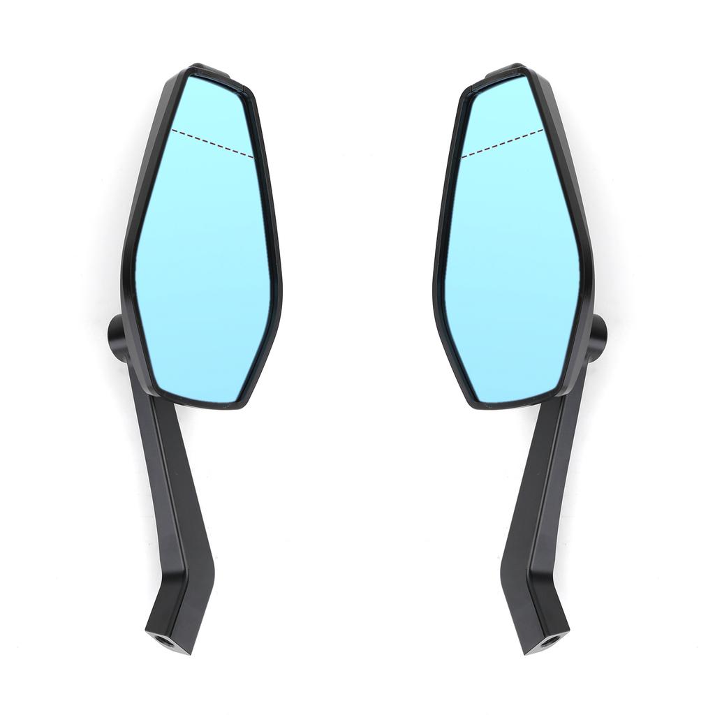 CNC ALU 8mm 10mm UNIVERSAL Motorcycle Rearview Mirror for Chopper Cruiser Custom