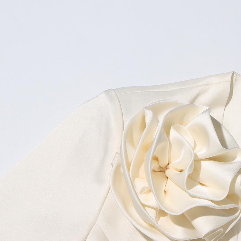 Весна 2025 Элегантная европейская и американская ветровка с V-образным вырезом и цветочным принтом