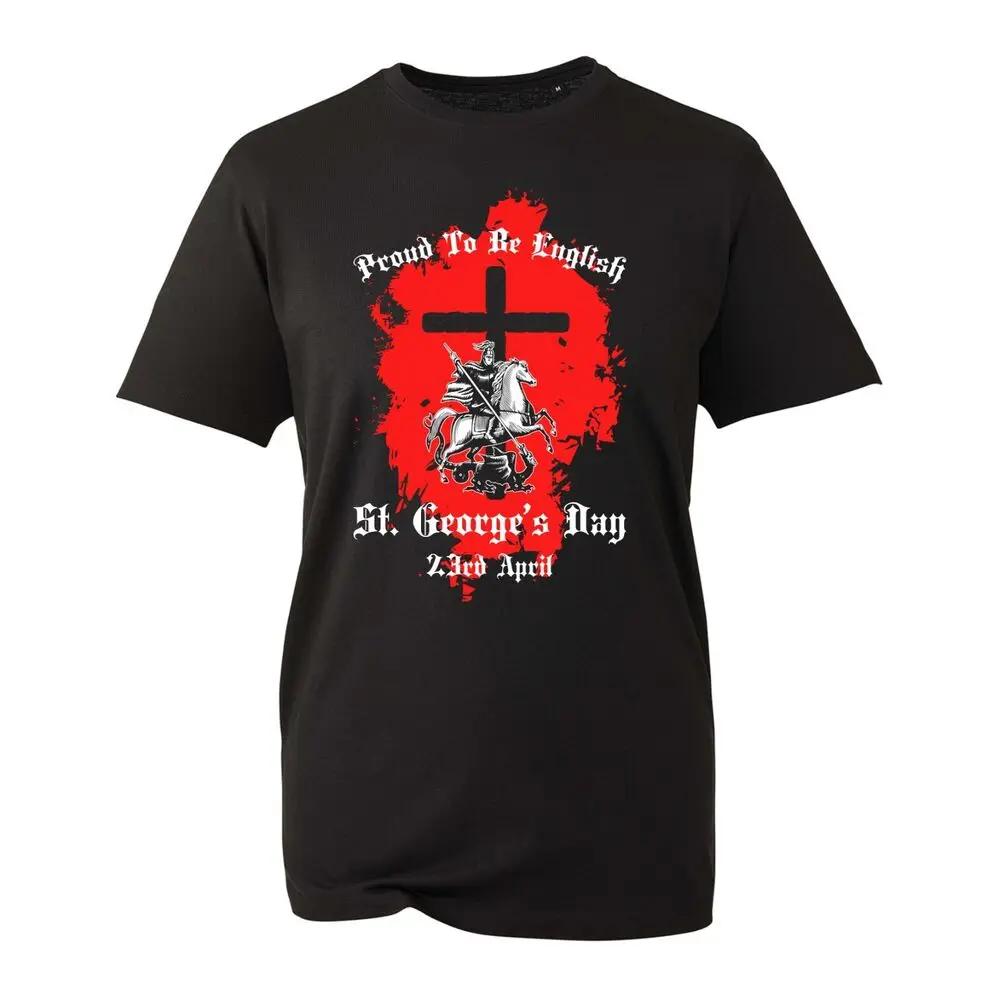 The Feast Day of Saint Christians St Georges Day TShirt 100 Cotton ONeck Summer Short Sleeve Casual Mens Tshirt Size S3XL