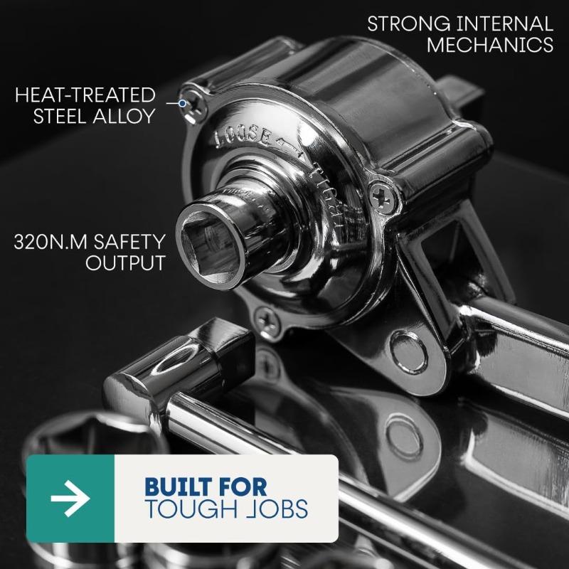 Industrial Torque Multiplier Wrench Heavy Duty Lug Nut Remover for Automotive Truck Equipment High Torque Application