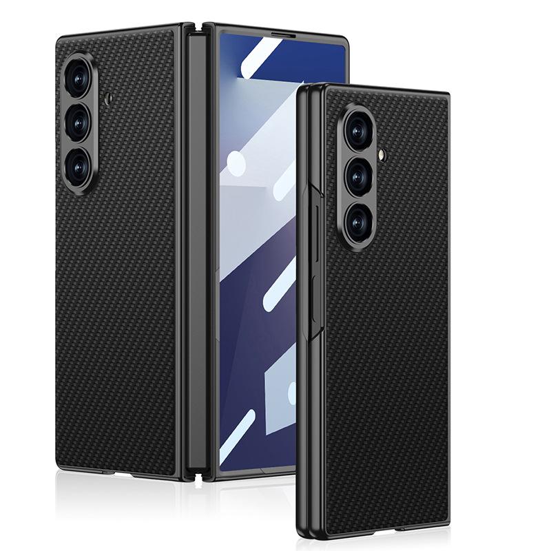 Чехол для мобильного телефона Samsung Zfold7 Матовая краска Однотонная кожа Fold7 Защитный чехол-пленка цвета реального аппарата
