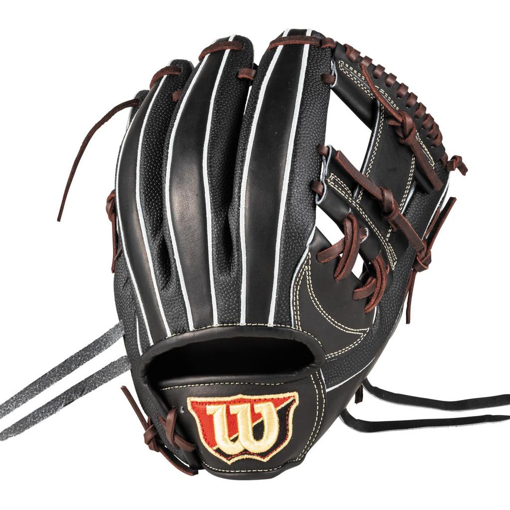 Wilson Soft Baseball DUAL 87 Model Black SS W/S Infielder's