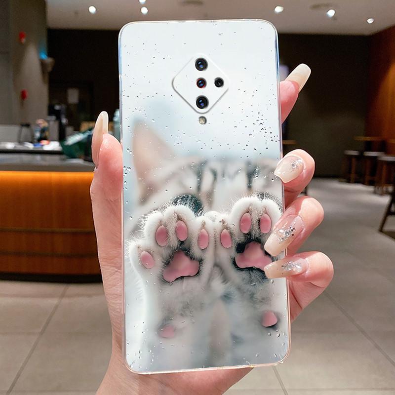 Чехол для Vivo S1 Pro 1920 / X50 Lite / V17 Россия Чехол для телефона Роскошный Милый Дракон Крутой Для Мальчиков Девочек Прозрачный Мягкий ТПУ Задняя Крышка