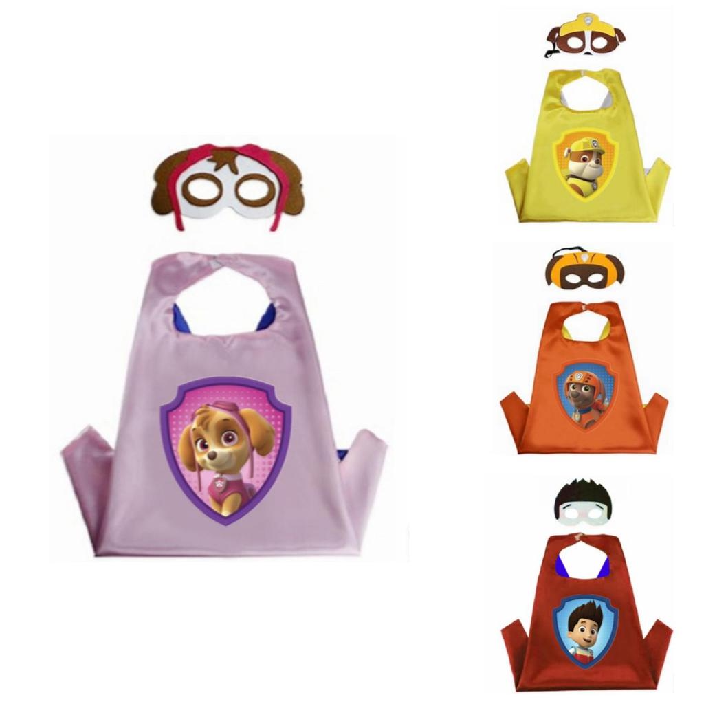 Привлекательный плащ и маска Щенячий патруль, костюм для косплея для детских маскарадных вечеринок