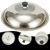 Universal Frying Pan Covers Stainless Steel Wok Lid Pot Durable Vegetable Cover Kitchen Supplies