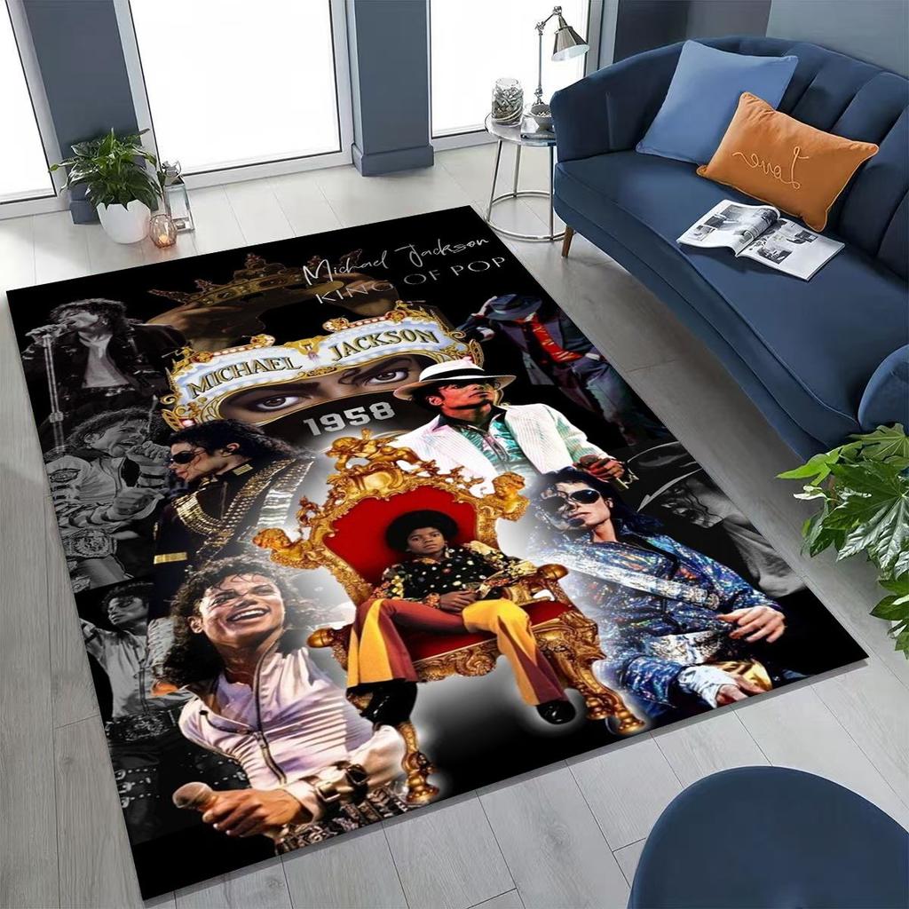 Модный ковер MJ Майкл Джексон Король поп-арта для спальни, гостиной, дивана, домашний коврик для двери, декор, большой детский нескользящий напольный коврик