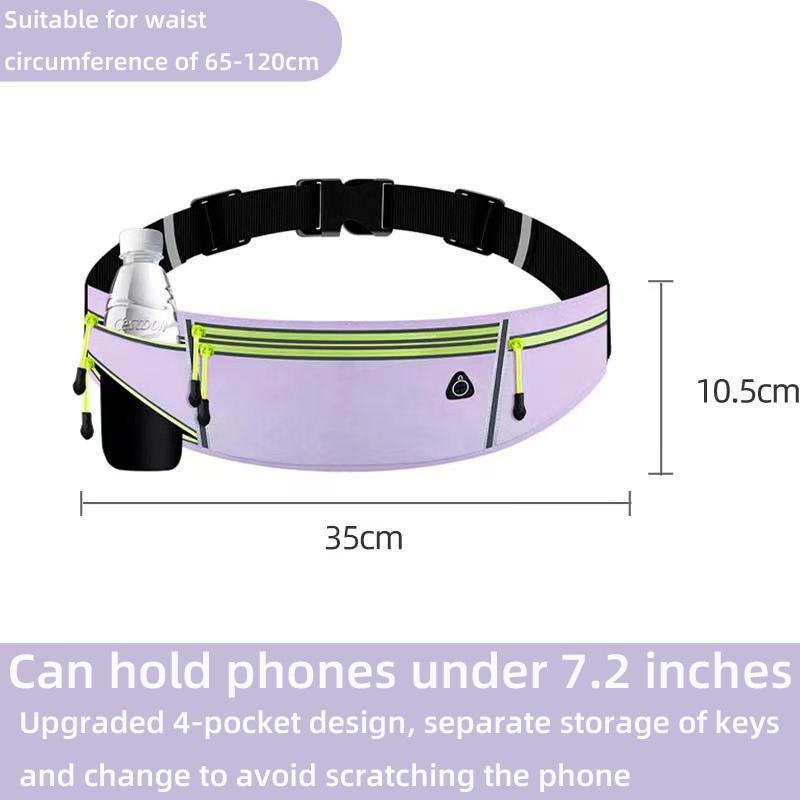 Персонализированная сумка для мобильного телефона для бегового оборудования, поясная сумка шириной 7 дюймов, ультратонкая и многофункциональная женская сумка для ключей, несколько наружных карманов.