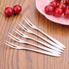 Stainless Steel Fruit and Dessert Fork Set - Creative Cake and Mooncake Decor Forks for Home