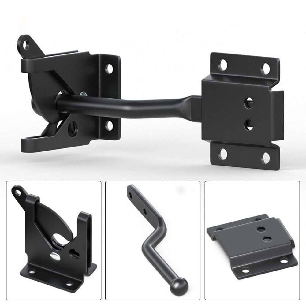 Carbon Steel Self Locking Gate Steel Spring Cable Garden Gate Fastener Outdoor Use