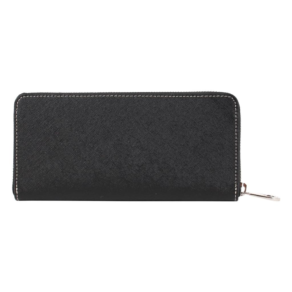 Длинный кошелек с круглой молнией из натуральной кожи, сорт 034616 Длинный кошелек из коровьей кожи зеленого цвета [Castelbajac] Мужской [05]