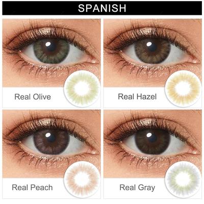 Контактные линзы Natrual Color для глаз, косметика, серые контактные линзы для глаз, 1 пара цветных линз для ежегодных красавиц