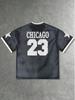 Women's & Men's Summer Jersey,Gothic Y2K Streetwear Everyday Mesh T-Shirt With Graphics Number Pattern