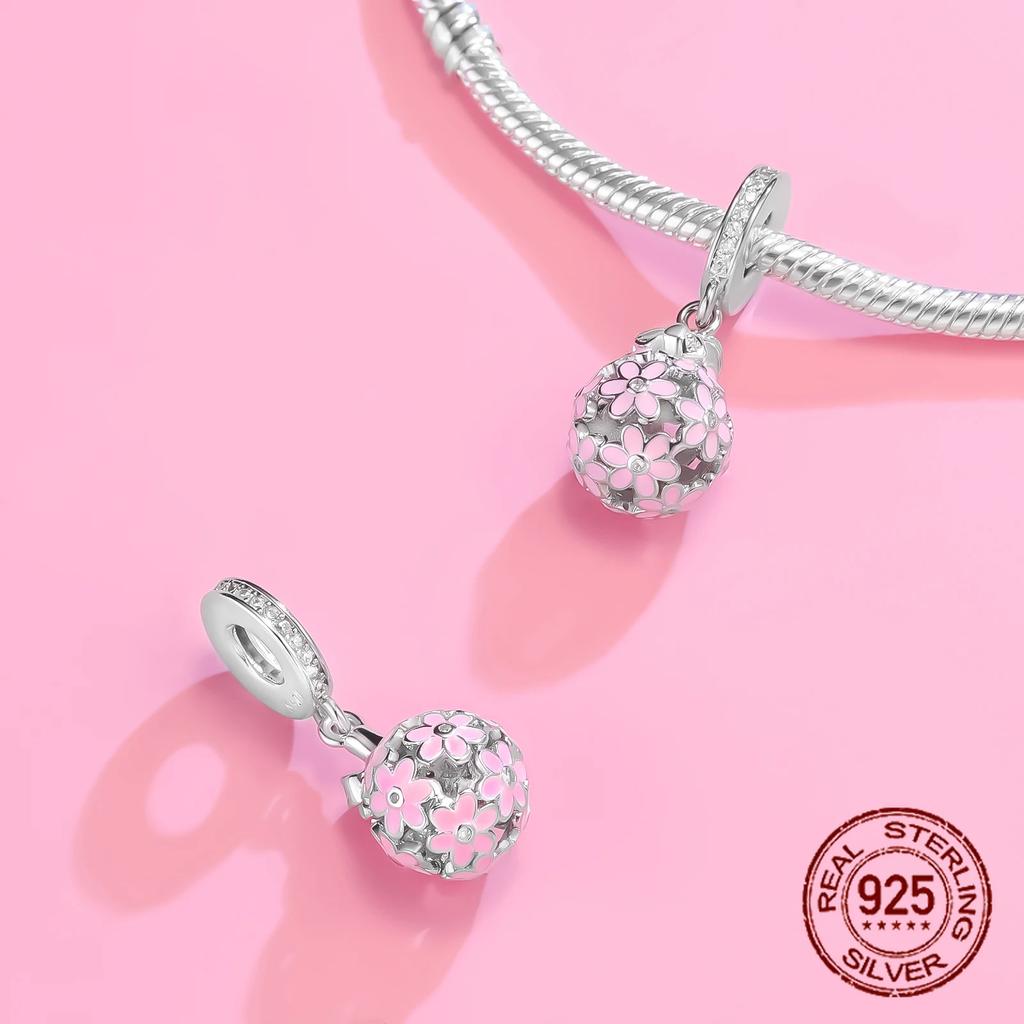 Copper Classic Purple Heart Shape Dragon Pegasus Butterfly Charms Beads Fit 3Mm Original Bracelet Diy Jewelry Gift