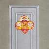 Chinese Year Decorations Door Stickers Gifts Window Clings 3D Farmhouses Lunar