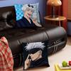 Satoru Anime GojoS Pillow Case Removable Washable Cushion Cover – All-Season Soft Linen