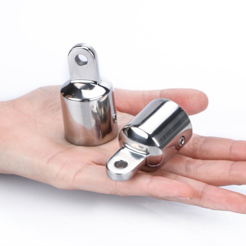 2 Pieces Boat 1" Bimini Parts Accessories Marine 316 Stainless Steel Slip cap Boat Fittings Marine Hardware yacht