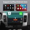 9"Android 14 Автомагнитола Carplay для Mitsubishi Outlander 2/Peugeot 4007/Citroen C-rosser мультимедиа Видеоплеер 4G GPS Стерео FM