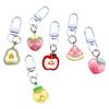 Vibrant Jelly Fruit Keychain Cute Resin Key Ring Bag Charm For Women Girls Spring Summer Accessories Gift