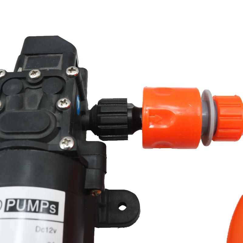 60 Вт Высокое давление 12 В, устанавливаемое на транспортное средство, комплект для мойки автомобиля, портативная машина для мойки автомобиля, работающая от прикуривателя