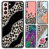 Популярный чехол для телефона с леопардовым принтом для Samsung Galaxy S21 Ultra S20 FE S10 5G S9 Plus S10e S8 S7 EDGE A51 A50, чехол-капа