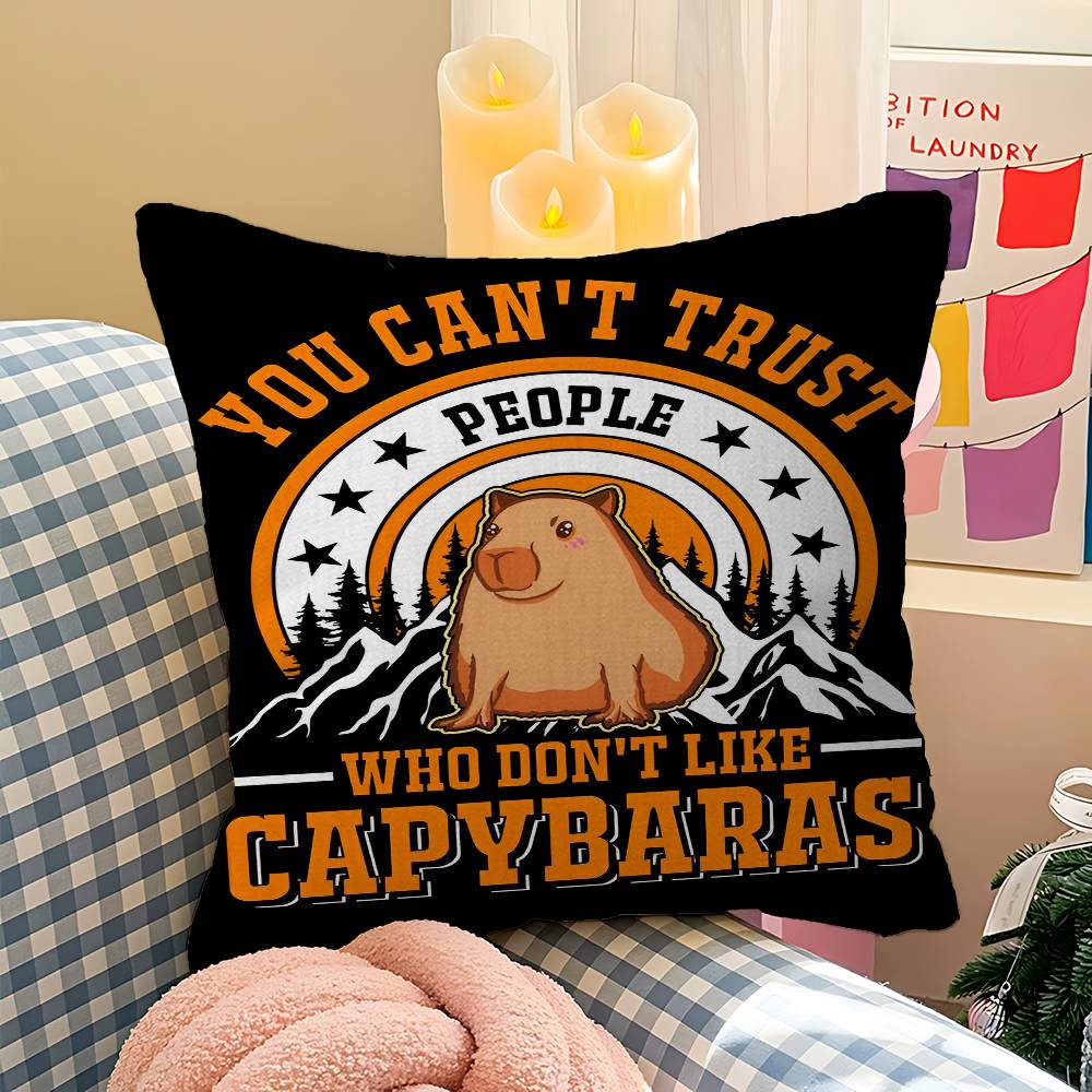Capybara Animals Pillow Cover For Bedroom Room And Living Room Sofa Decorative Cushion Cover