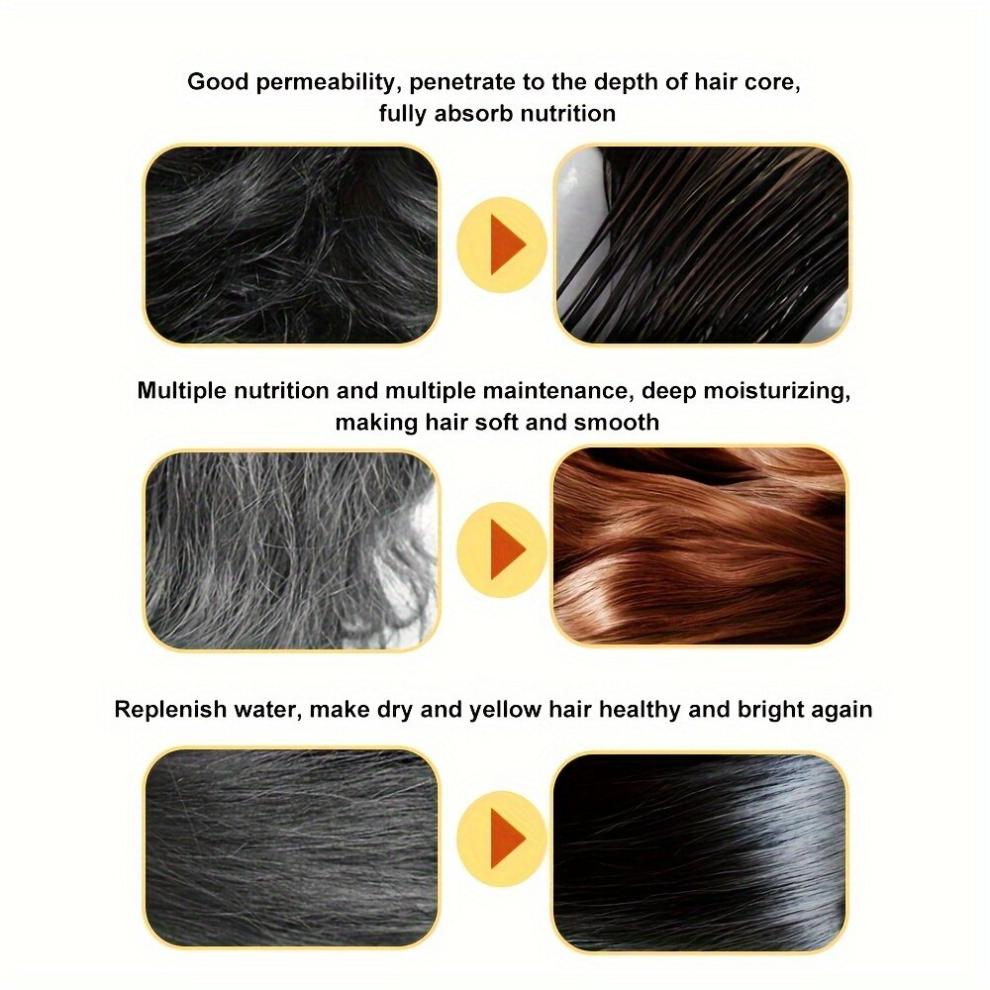 Anti-Frizz Haarserum Haarpflege Essential Marokko Seidenglanz Haarpflegeserum für die Reparatur von beschädigtem trockenem Haar