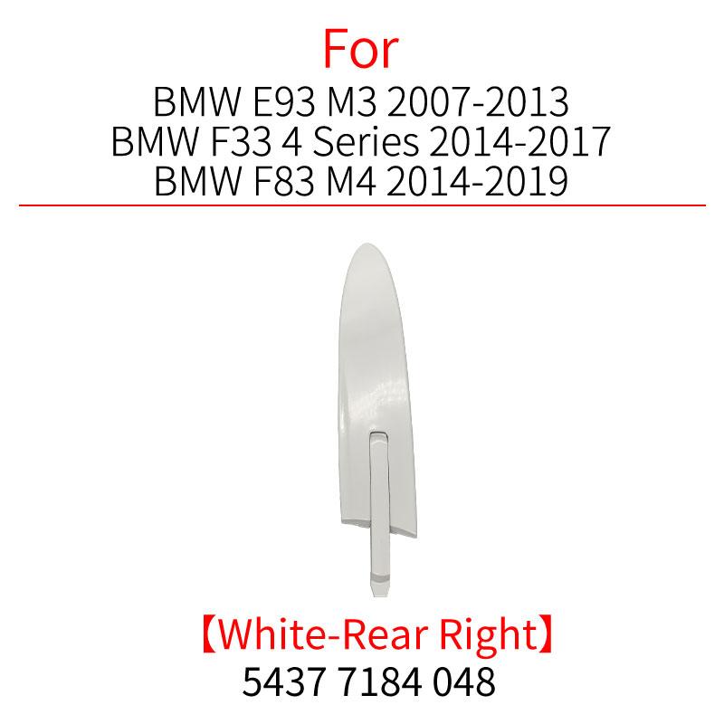 Для BMW E93 F33 F83 Автомобильные левые / правые крышки петель Крыша Кабриолет Отделочная полоса Аксессуар Для BMW M3 M4 4 Серии 420 425 430