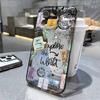 Прозрачный чехол для телефона для iPhone 16 Pro 13 17 14 11 12 15 Pro Max 16e XR 7 Plus SE Дизайн с изображением маршрута самолета, вдохновленный путешествиями