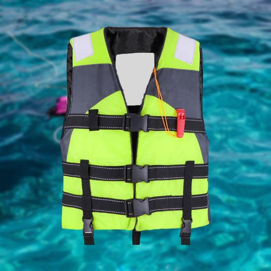 Спасательный жилет для взрослых, полиэтиленовая пена, устойчивый к пятнам полиэстер, надежная посадка, регулируемые застежки на ремнях безопасности, спасательный жилет для водных видов спорта, катания на лодках