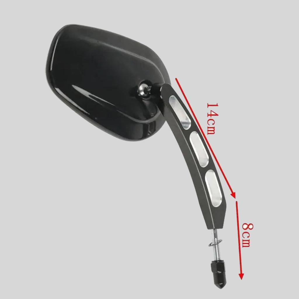 Motorcycle Rear View Side Mirror 8mm For Harley Road King Touring XL 883 Sportster Fatboy Dyna FXDF FLSTF Softail Springer V-ROD