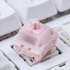 HMX персиковый Розовый Тихий Переключатель Линейный 5 Контактов Аксессуары для Механической Клавиатуры RGB POM PC PA66 Заводская Смазка Пользовательская Бесшумная Клавиатура