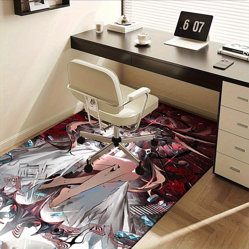 1 шт. Фэнтези, Эфирный, Arknights Коврик для офиса Мягкий полиэстер Коврик для прихожей Моющийся Нескользящий Машин