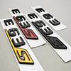 3D ABS Chrome Black Car Letters E63 E63S Logo Emblem Sticker Car Trunk Badge Decals For Mercedes Benz E63 E63S W213 Accessories QK0