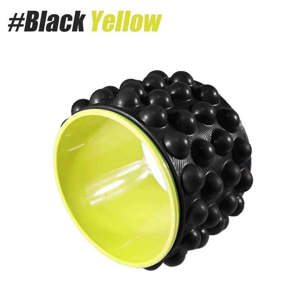 Back Massager Back Extension and Back Massager Patented Advanced Foam Roller Ultimate Yoga Wheel Chiropractic Massager