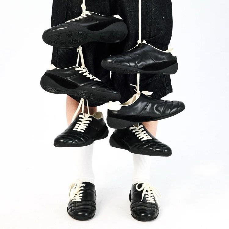 Ретро спортивная и повседневная обувь из коровьей кожи для женщин, новая универсальная футбольная обувь на тонкой подошве со шнуровкой наискосок, немецкие тренировочные туфли на плоской подошве, Forrest