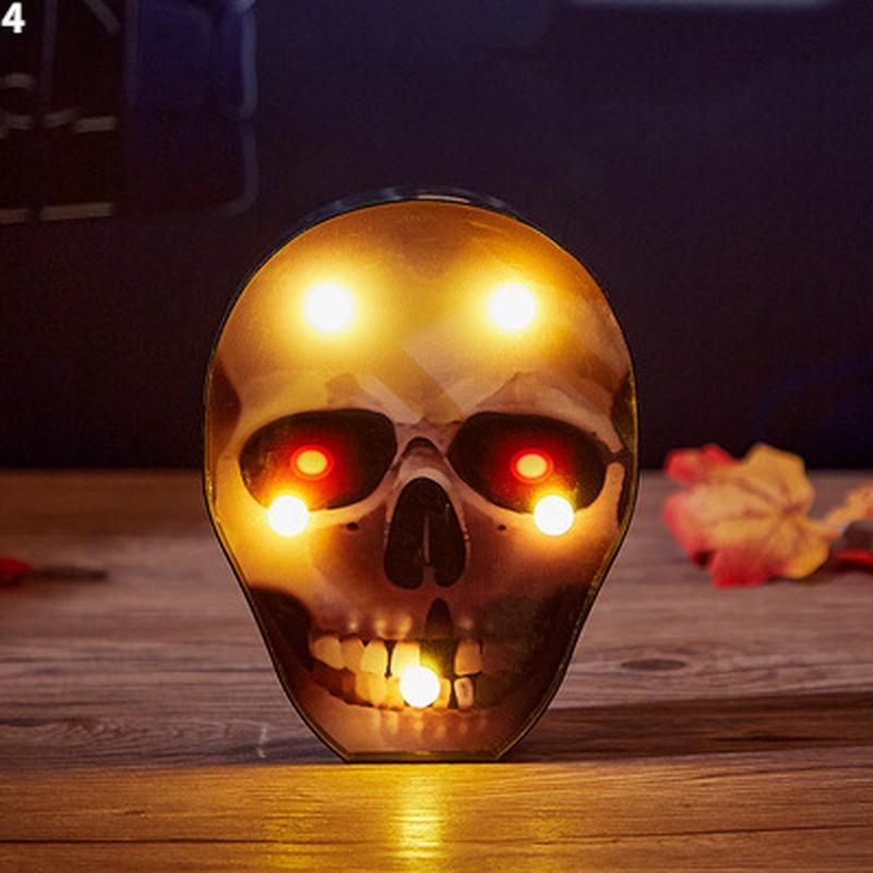 Ужас Хэллоуин Тыква Украшение Призрак Летучая Мышь Паук Светодиодный Ночник Праздничный Бар Домашняя Вечеринка Украшения Реквизит Украшения Хэллоуина